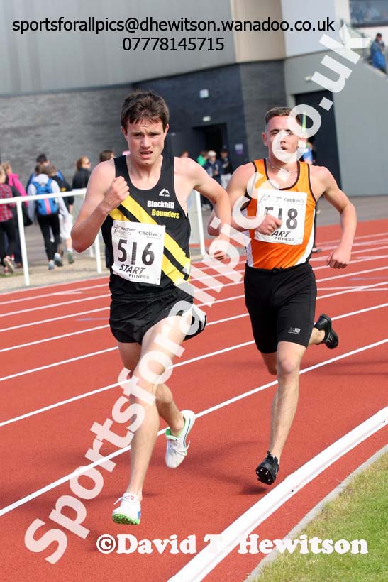 Under-20 mens 3000 metres. Photo: David T. Hewitson/Sports for All Pics